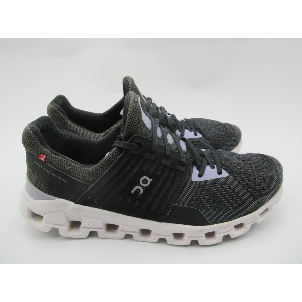 On Running Cloudswift Shoes Womens Size 9.5 Black White Road Running Athletic